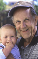 Image of man holding infant
