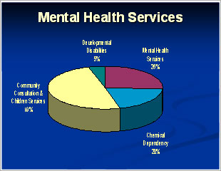 Graph of Mental Health Services