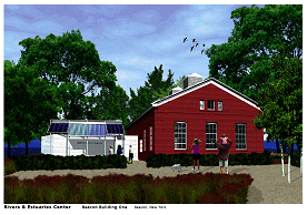 Rivers and Estuaries Center, Dennings Point Beacon graphic