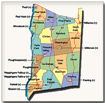 Map of Dutchess County