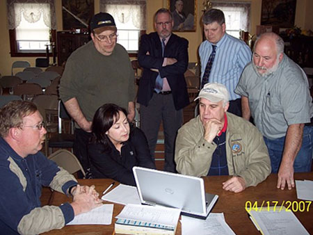 Steinhaus Meets with Town of Dover and Local Emergency Response Officials   - photo 1