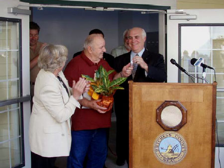 First Tenants to Red Hook Commons Welcomed by County Executive Steinhaus - photo 1
