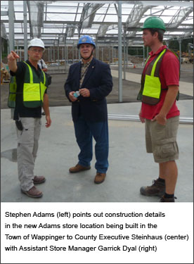 Steinhaus tours new Adams store image