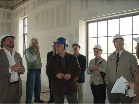 Touring Construction Progress at Beacon Institute for Rivers and Estuaries Building One - photo 2